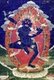 Vajrayoginī (Sanskrit: Vajrayoginī; Tibetan: Dorje Naljorma, Wylie: Rdo rje rnal ’byor ma; Mongolian: Огторгуйд Одогч, Нархажид, Chinese: 瑜伽空行母 Yújiā kōngxíngmǔ) is the Vajra yoginī, literally 'the diamond female yogi'.<br/><br/>

She is a Highest Yoga Tantra Yidam (Skt. Iṣṭha-deva), and her practice includes methods for preventing ordinary death, intermediate state (bardo) and rebirth (by transforming them into paths to enlightenment), and for transforming all mundane daily experiences into higher spiritual paths.<br/><br/>

Vajrayoginī is a generic female yidam and although she is sometimes visualized as simply Vajrayoginī, in a collection of her sādhanas she is visualized in an alternate form in over two thirds of the practices. Her other forms include Vajravārāhī (Tibetan: Dorje Pakmo, Wylie: rdo-rje phag-mo; English: the Vajra Sow) and Krodikali (alt. Krodhakali, Kālikā, Krodheśvarī, Krishna Krodhini, Sanskrit; Tibetan:Troma Nagmo; Wylie:khros ma nag mo; English: 'the Wrathful Lady' or 'the Fierce Black One' ).<br/><br/>

Vajrayoginī is a ḍākiṇī and a Vajrayāna Buddhist meditation deity. As such she is considered to be a female Buddha.