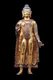India: Gilded copper standing Buddha image in Abhaya mudrā ('mudrā of no-fear'), Kashmir, c. 7th-8th centuries CE