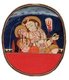 India: Shiva with his consort Parvati, Mewari miniature, Udaipur of Devgarh, c. 1820